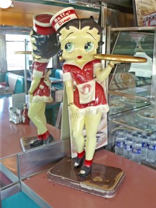 Betty Boop at Kelly's Diner