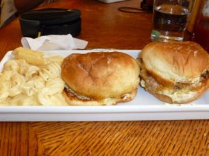 Sliders at Blue Plate Lunch Counter