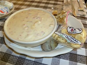 Clam Chowder at Mike's City Diner