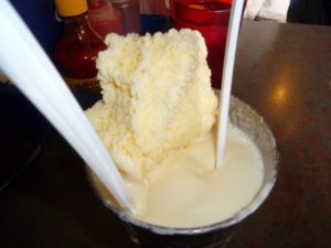 Massive Vanilla Milk Shake at Hodad's