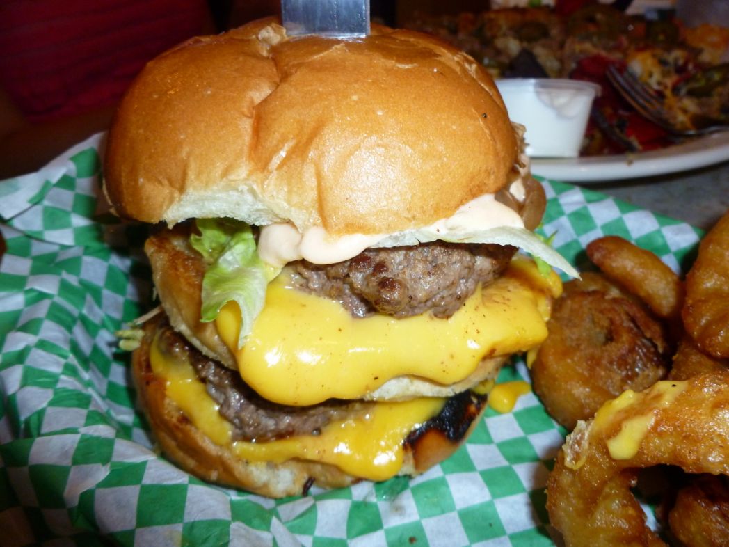 Double Cheeseburger at The Nook
