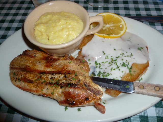 Fried Pork Chop and Veal Cutlet at Giusti's