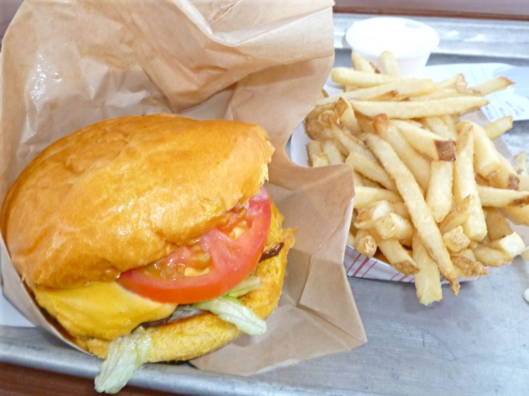 Cheeseburger at Taylor's Refresher