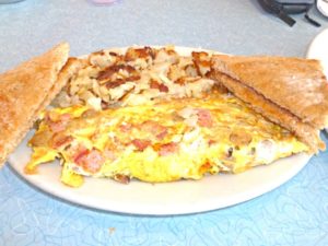 Omelet at White Palace Grill