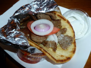 Gyro at Nikos